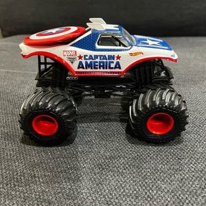 Monster Jam Hot Wheels Captain America Monster Truck